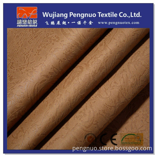 Taped Clothing Fabric Polyester Weft Suede